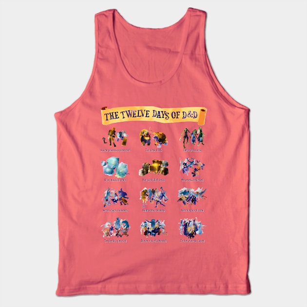 The twelve days of D&D Tank Top by Inchpenny